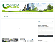 Tablet Screenshot of organizacjeodzysku.pl